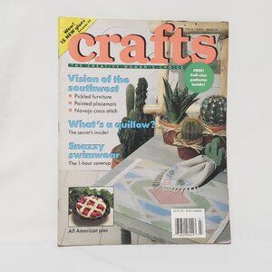 Crafts Magazine The Creative Woman’s Choice July 1990 Southwest Cross Stitch